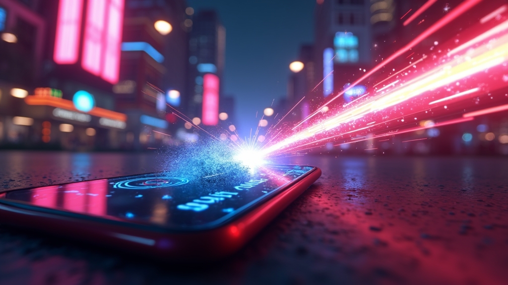Tela de celular com o jogo Jetx em ambiente de cassino neon